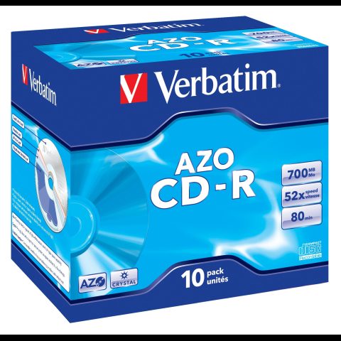 Verbatim CD-R AZO Crystal 700 MB 52x 10 pcs