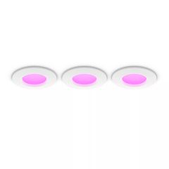 Philips Hue balta un krāsaina atmosfēras gaisma Šaurs iebūvēts gaismeklis 90 mm