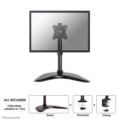 Neomounts NM-D335BLACK monitora stiprinājums un statīvs 76
