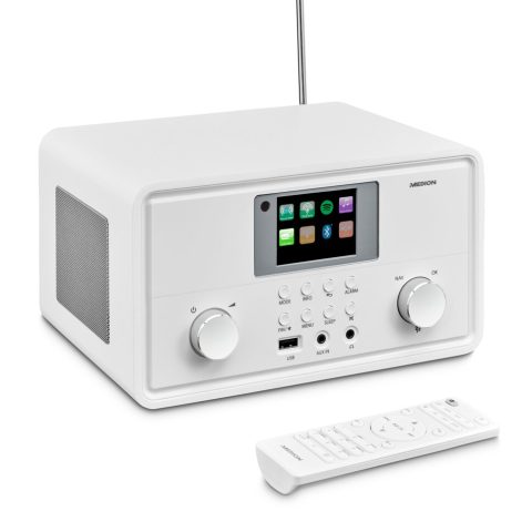 Medion LIFE P85027 Internet Аналоговый и цифровой Белый