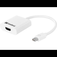 Sandberg 508-29 video kabeļu aksesuārs Mini DisplayPort HDMI Balts