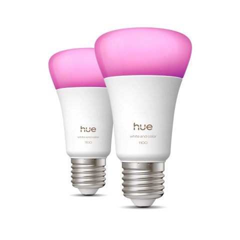 Philips Hue balta un krāsaina atmosfēras gaisma A60 – viedā spuldze E27 – 1100