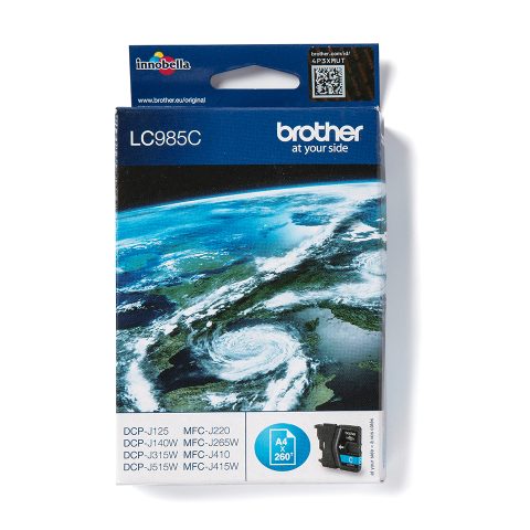 Brother LC985C tintes kārtridžs 1 pcs Oriģināls Tirkīzzils