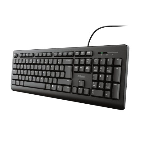 Trust Primo tastatūra Universāls USB QWERTY Amerikāņu angļu valoda Melns