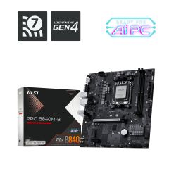 MSI PRO B840M-B mātes plate AMD B840 AM5 pieslēgvieta mikro ATX
