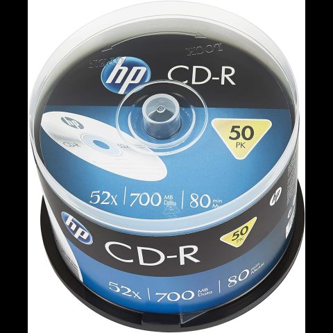 Hewlett Packard (HP) HP CD-R 700 MB 52x 50 vnt (HPCD50C)