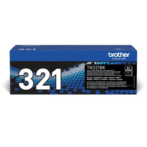 Brother TN-321BK tonera kārtridžs 1 pcs Oriģināls Melns