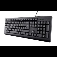 Trust TK-150 клавиатура Универсальная USB QWERTY Черный