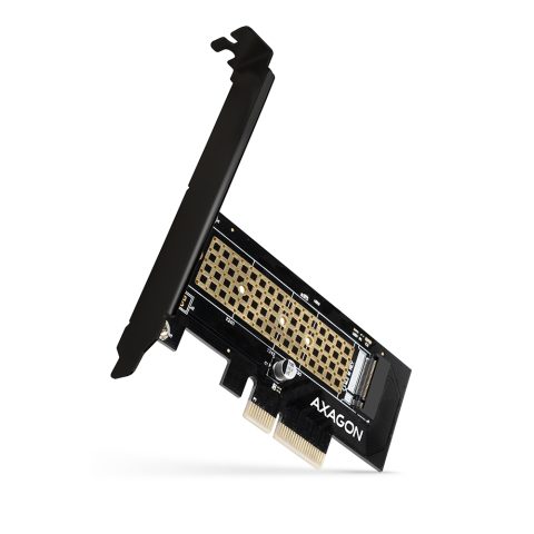 Axagon PCEM2-N PCIe x4 - M.2 NVMe M-key slot adapter w. SP & LP