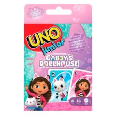 Mattel Games UNO Junior Gabby’s Dollhouse Card Game for Kids