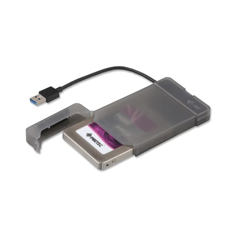 I-tec MYSAFEU313 cieto disku uzglabāšanas sistēma HDD/SSD korpuss Melns 2.5"