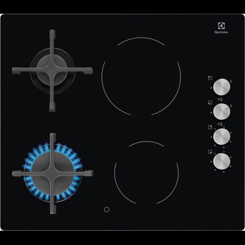 Electrolux EGE6172NOK Черный Встроенный 60 cm Комбинированный 4 зона(ы)