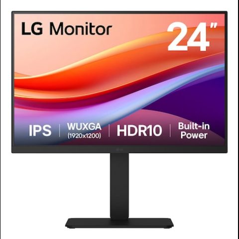 LG 24BA55W-B monitori 61 cm (24") 1920 x 1200 pikseļi WUXGA Melns