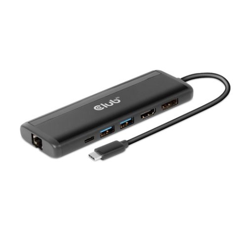 Club 3D CLUB3D USB Gen 1 Type-C 8-in-1 MST Dual 4K60Hz Display Travel Dock