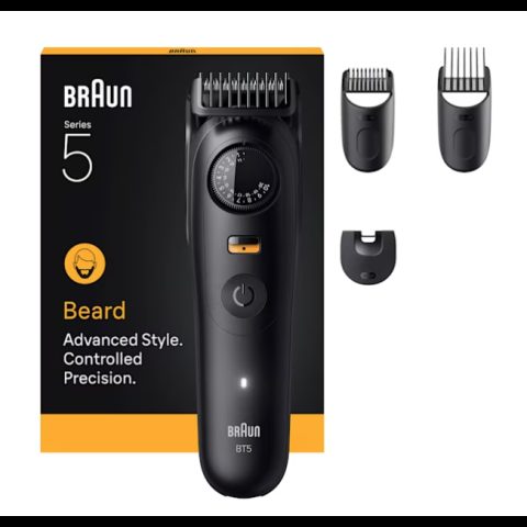 Braun BeardTrimmer 5 BT5520 beard trimmer Battery 40 2 cm Wet & Dry Black