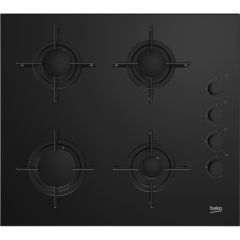 Beko HILG 64120 S plīts virsmas sildelements Melns Iebūvēts Gāzes 4 zone(s)