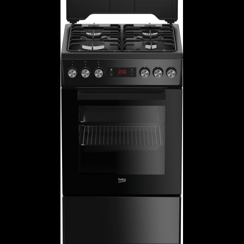 Beko FSE52321DBD cooker Freestanding cooker Electric Gas Black