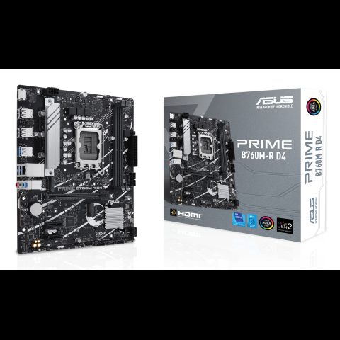 Asus PRIME B760M-R D4 Intel B760 LGA 1700 mikro ATX