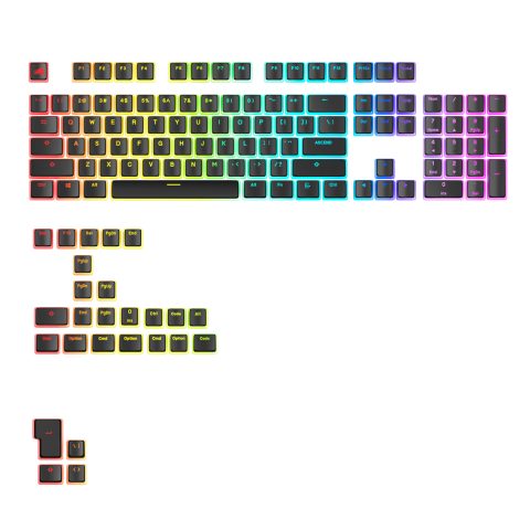 Glorious Gaming GLO-KB-ACC-KC-GPBT-AURA-BLK-US аксессуар для устройств ввода Клав…