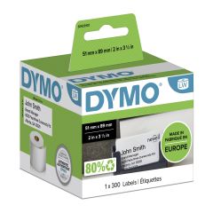 Dymo LW - Appointment / Name Badge Cards - 51 x 89 mm - S0929100 Balts Printe…