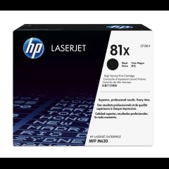 Hewlett Packard (HP) HP 81X High Yield Black Original LaserJet Toner Cartridge