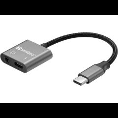 Sandberg USB-C Audio Adapter PD65W