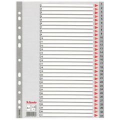 Esselte Index 1-31 PP A4 Grey
