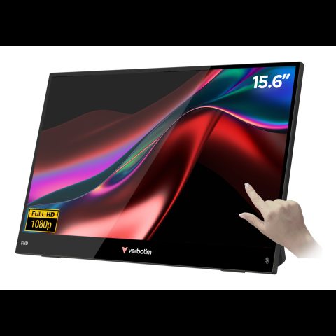 Verbatim Portable 15.6" FHD Touch Monitor LIGHT Portable monitor Черный 39