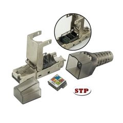 Techly IWP-8P8C-CAT6AS kabeļu spraudņu pāreja RJ-45 Sudrabs