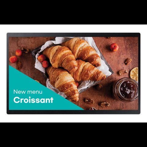 Samsung QB24C Digital signage flat panel 61 cm (24") LED Wi-Fi 250 cd/m² Full HD…