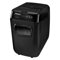 Fellowes AutoMax 200C papīra smalcinātājs Krusteniskā smalcināšana 23 cm Melns