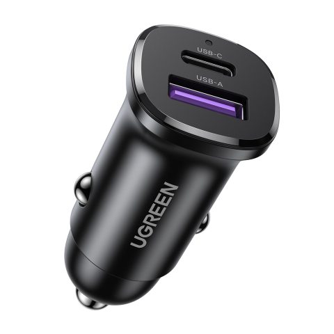 Ugreen Ladowarka samochodowa EC305 USB-C + USB