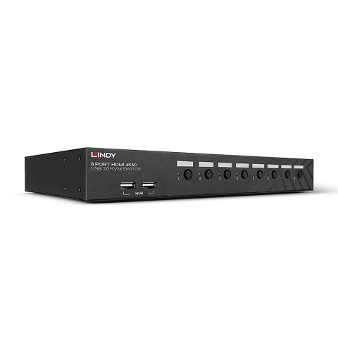 Lindy 39538 (KVM) tastatūras/video/peļu pārslēgšanas mehānisms Statņa montāža…