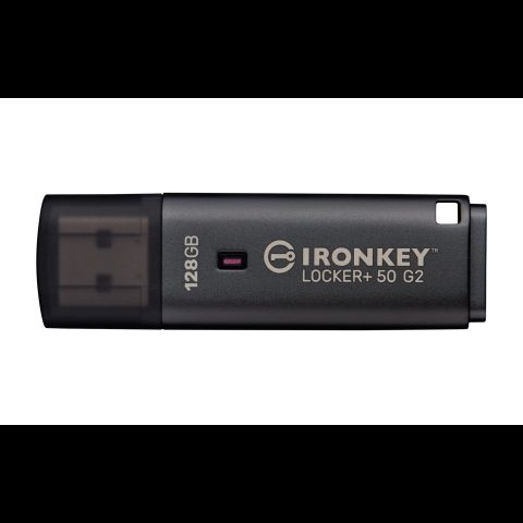 Kingston Technology IronKey Locker+ 50 G2 USB zibatmiņa 128 GB USB Type-A 3.2 Gen…