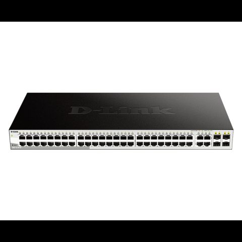 D-Link DGS-1210-52 Vadīts L2 Gigabit Ethernet (10/100/1000) 1U Melns