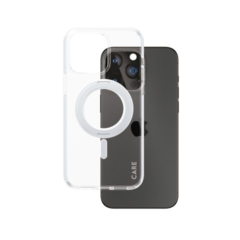 Panzer Glass PanzerGlass CARE™ by ® Case Transparent w. Silver Kickstand & MagSafe iP…