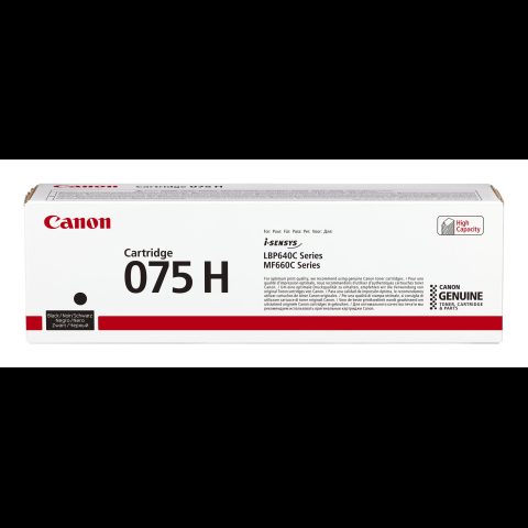 Canon 075 H tonera kārtridžs 1 pcs Oriģināls Melns