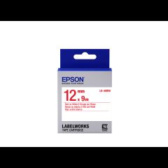 Epson LK-4WRN этикеточная лента Красный на белом