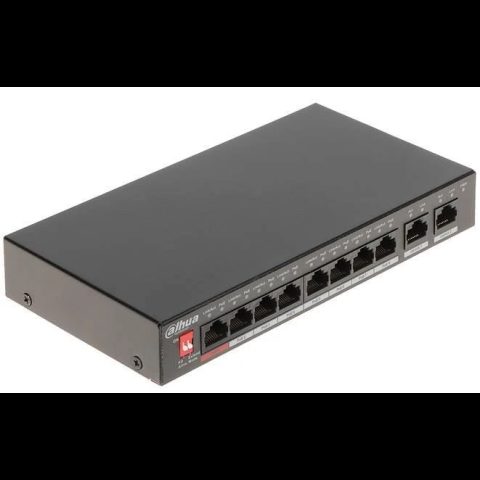 Dahua Technology PoE PFS3010-8ET-96-V2 сетевой коммутатор Неуправляемый Gigabi…