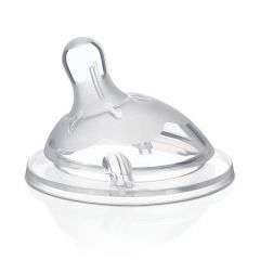 Chicco 00081011100000 pudelītes knupītis Silikons Apaļš Lēna plūsma