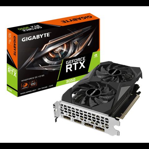 Gigabyte GeForce RTX 3050 WINDFORCE OC V2 6G NVIDIA 6 GB GDDR6