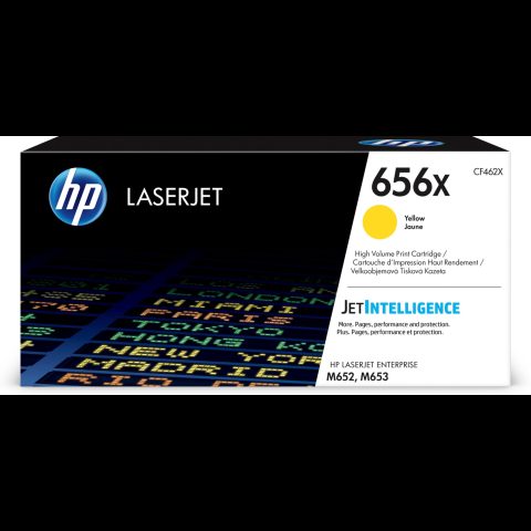 Hewlett Packard (HP) HP Cartridge No.656X Geltona (CF462X)