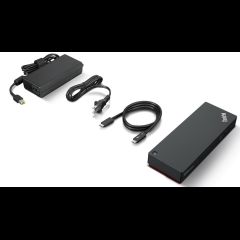 Lenovo ThinkPad Universal Thunderbolt 4 Smart Dock Wired Black