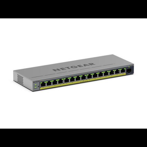 Netgear GS116EPP Vadīts L2/L3 Gigabit Ethernet (10/100/1000) Power over Ethernet…