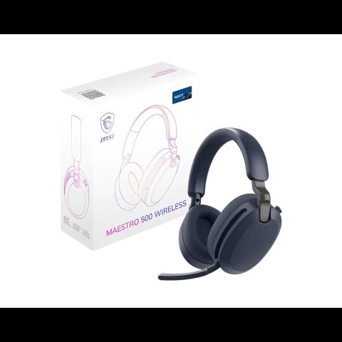 MSI MAESTRO 500 Wireless Austiņas Bezvadu Speļu Bluetooth Zils