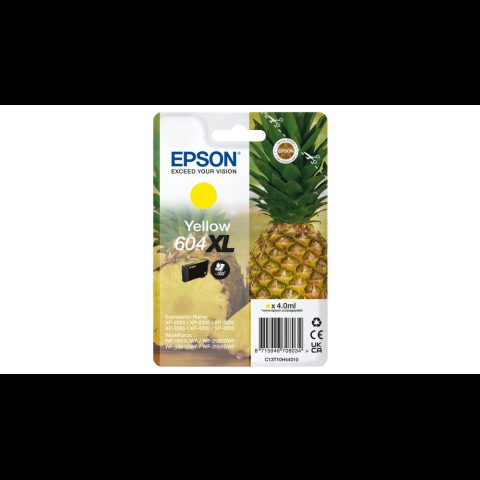 Epson Singlepack Yellow 604XL Ink