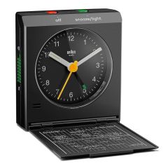 Braun BC05B Sienas un galda pulkstenis Analogais pulkstenis Taisnstūris Melns