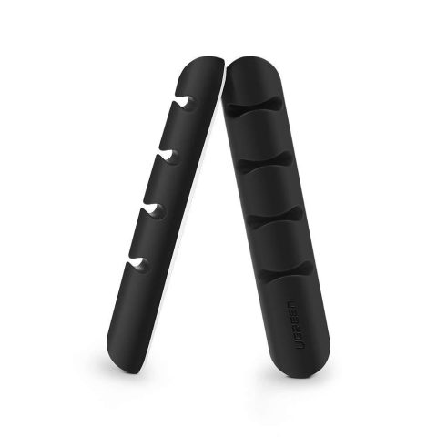 Ugreen 30762 vadu organizētājs Kabeļa turētājs Melns 2 pcs