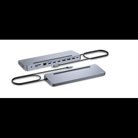 I-tec USB-C Metal Ergonomic 3x 4K Display Docking Station + Power Delivery 100…