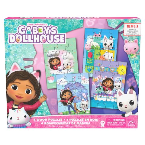 Spin Master Games KPZ KPL Gabbys Dollhouse4 WdPz F23 GML Puzle 12 pcs Komiksi